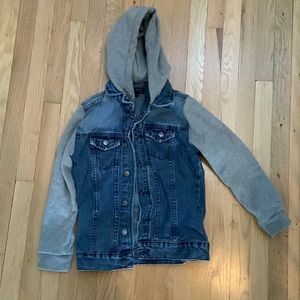 Urban youth Jean jacket hoodie combo